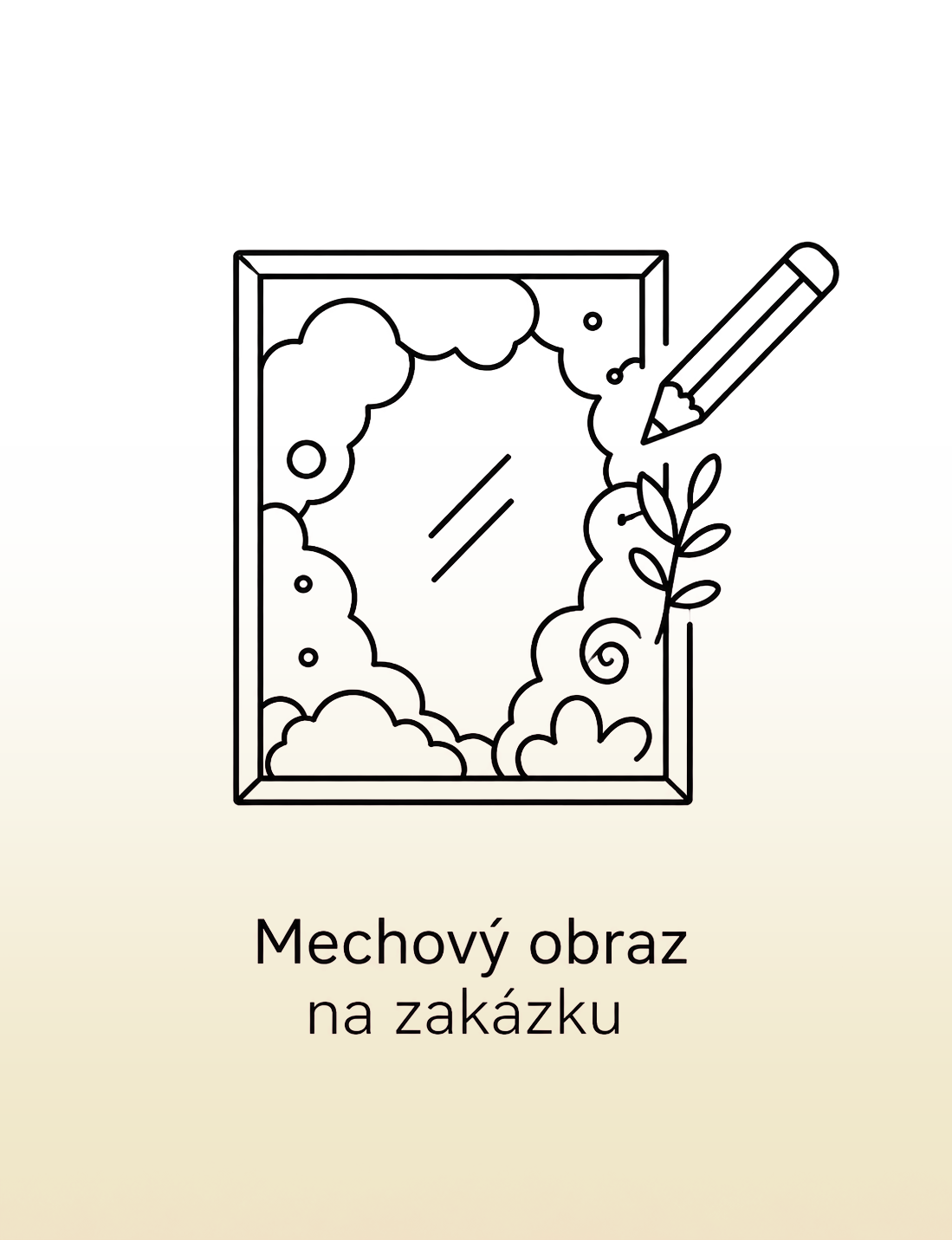 Mechové obrazy na zakázku