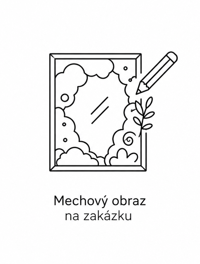Mechové obrazy na zakázku 